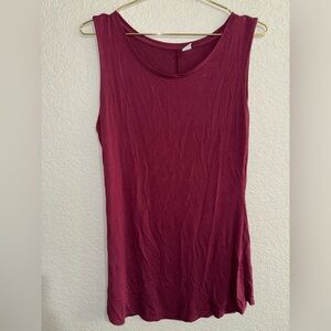 Old Navy Luxe Maroon Tank Top